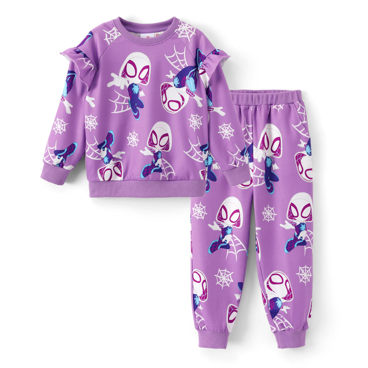Disney Outfits for Girls Long Sleeve Shirt Pocket Pant Toddler Sweatsuit