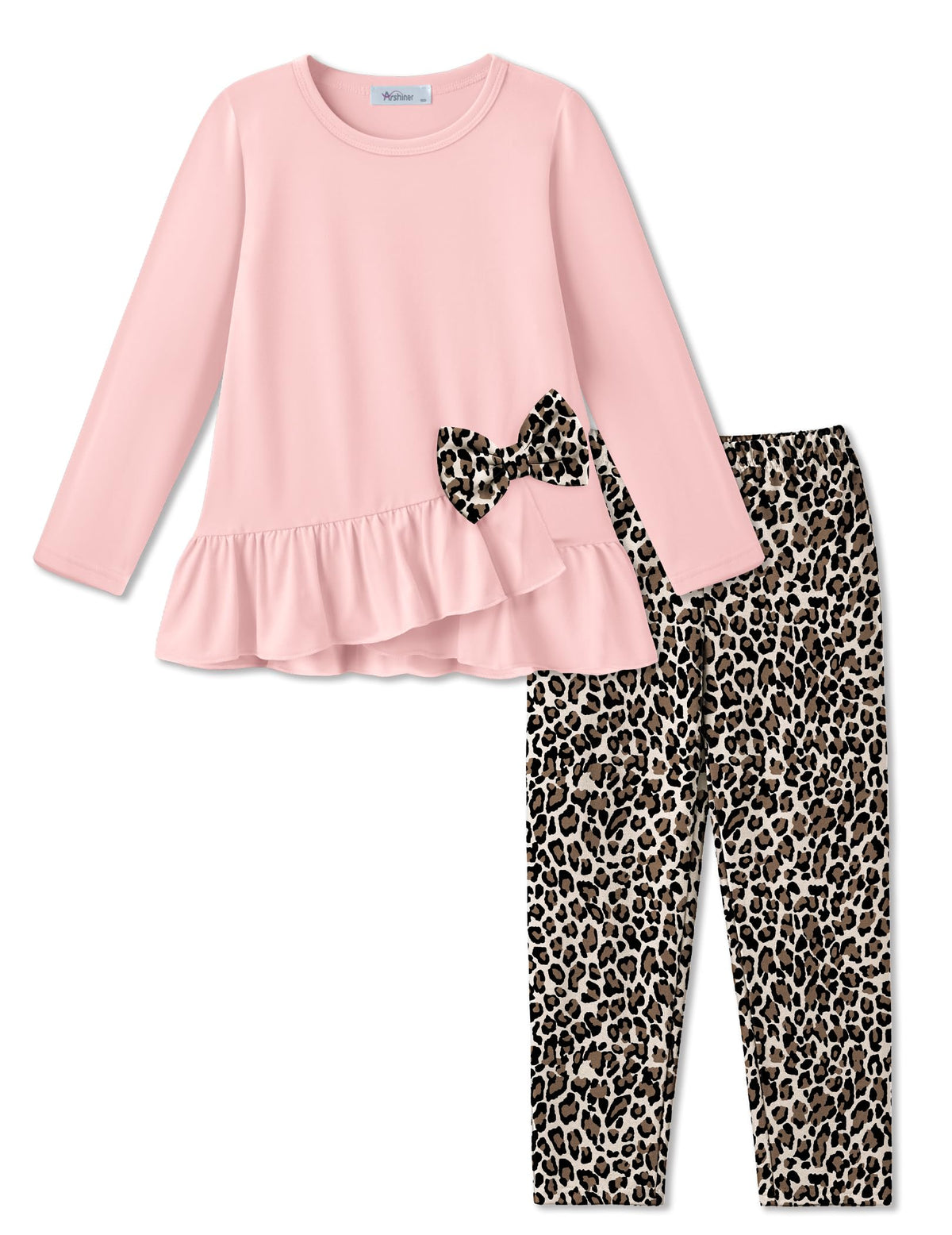 Arshiner Toddler Girl Clothes Fall Outfit Long Sleeve Tops Leggings Set