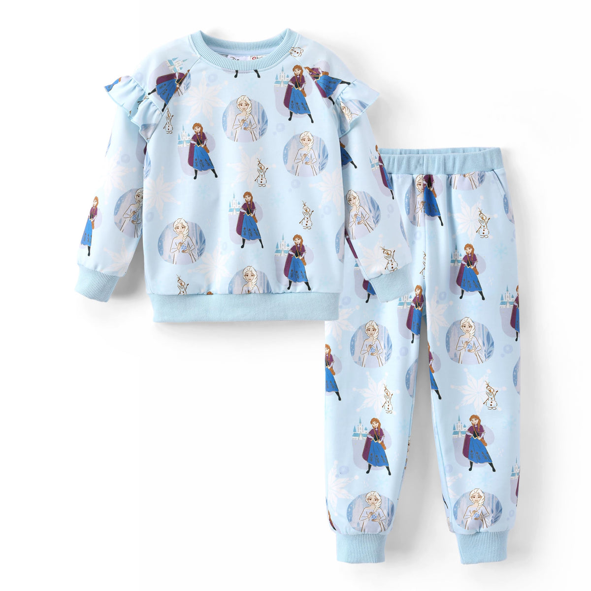 Disney Outfits for Girls Long Sleeve Shirt Pocket Pant Toddler Sweatsuit