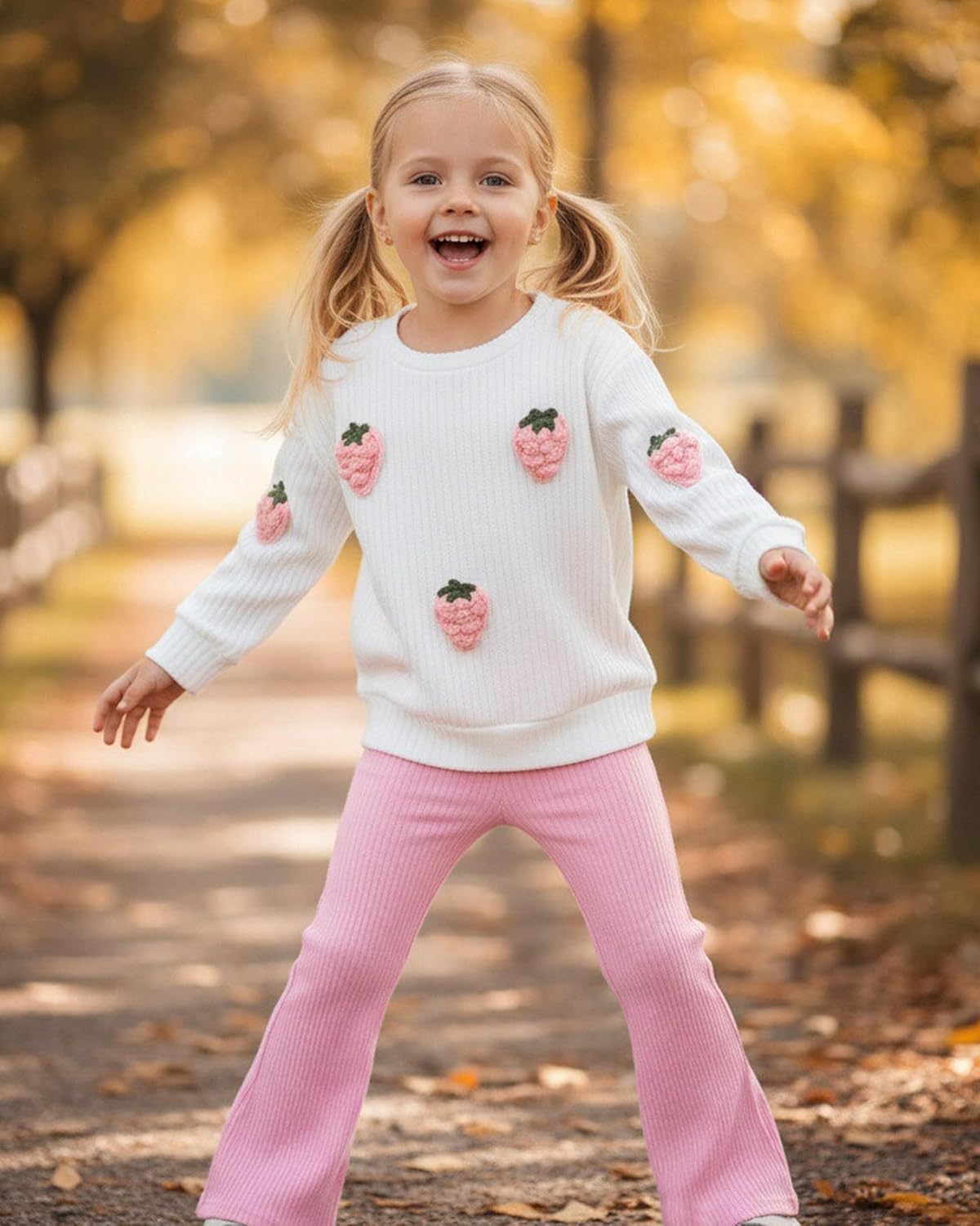SODLON Girls Clothes Kids Winter Outfits Little Girl Clothing Sets 3-8Y