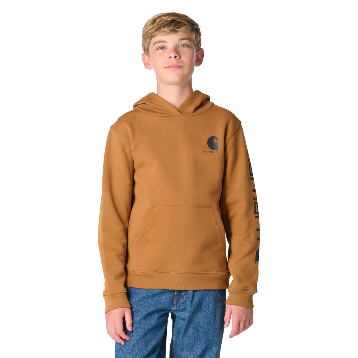 Carhartt Boys Long Sleeve Hooded Sweatshirt