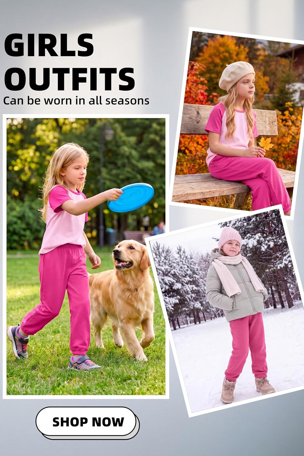 Arshiner Girls Outfits Fashion Short Sleeve Tops and Jogger Pants Set