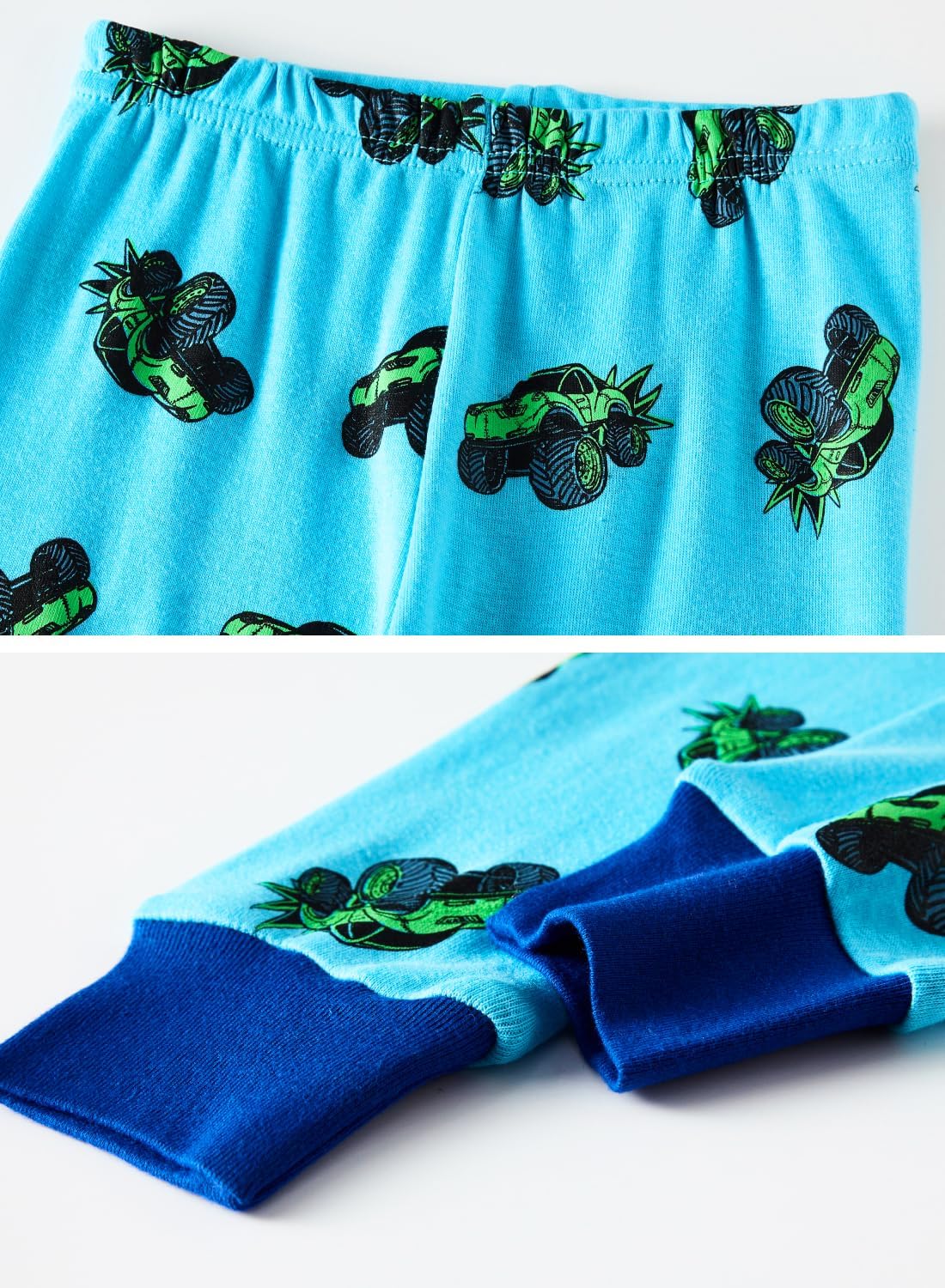 Little bety Boys 4 Pieces Cotton Pajamas Toddlers Long Sleeve 24M-12Years