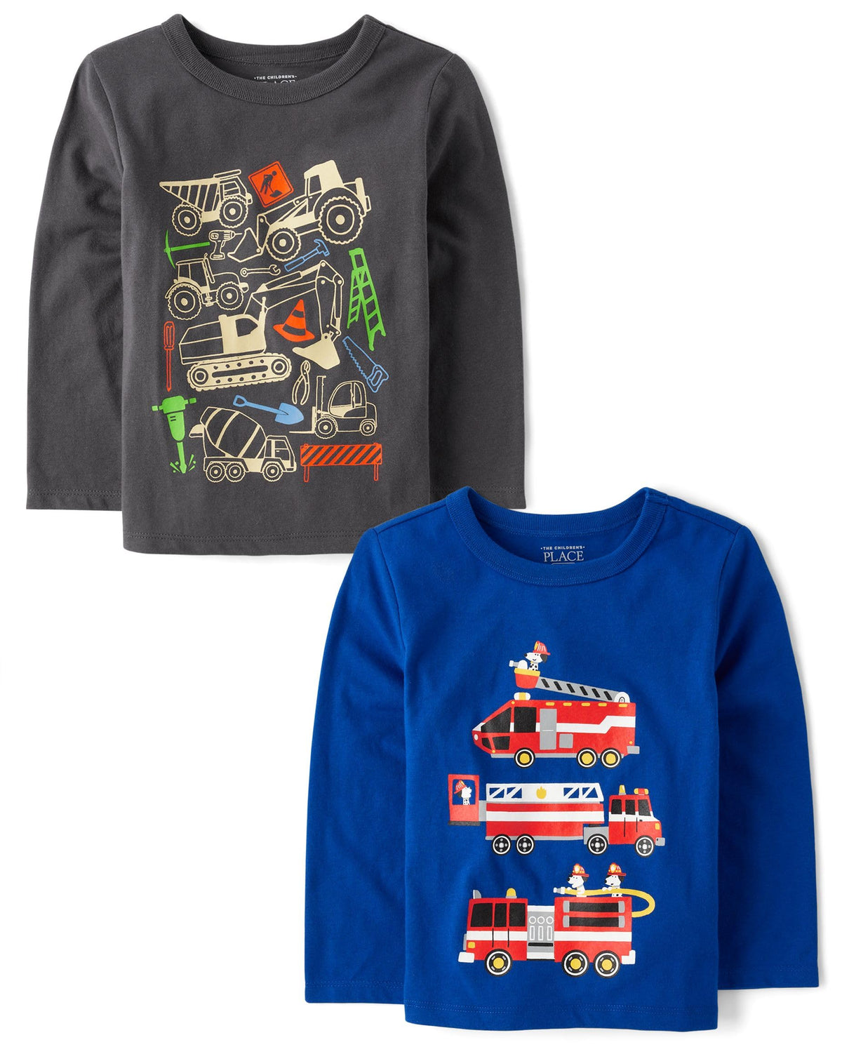 The Children's Place,Baby Boys,and Toddler Assorted Everyday Long Sleeve Graphic T-Shirts