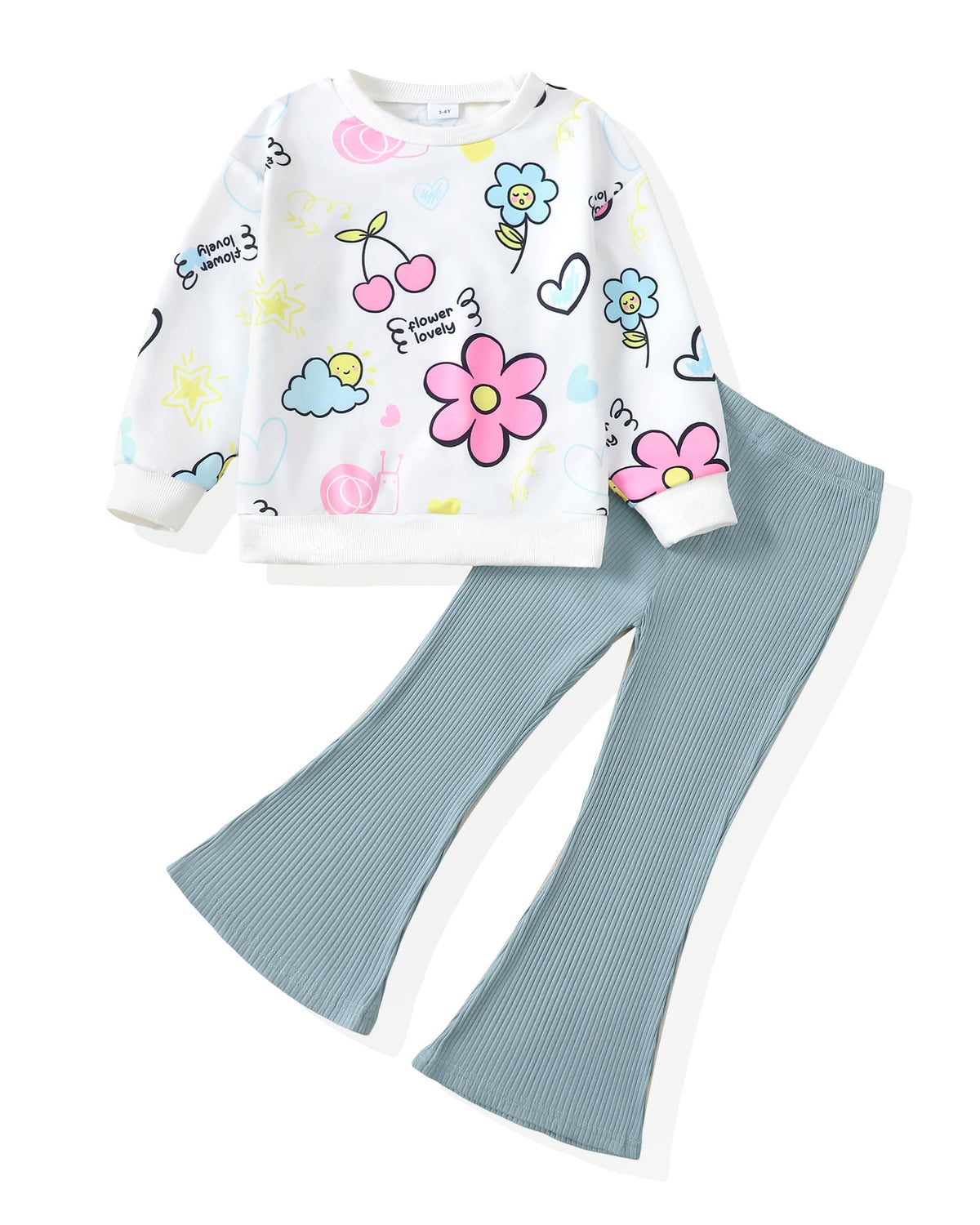 SODLON Girls Clothes Kids Winter Outfits Little Girl Clothing Sets 3-8Y
