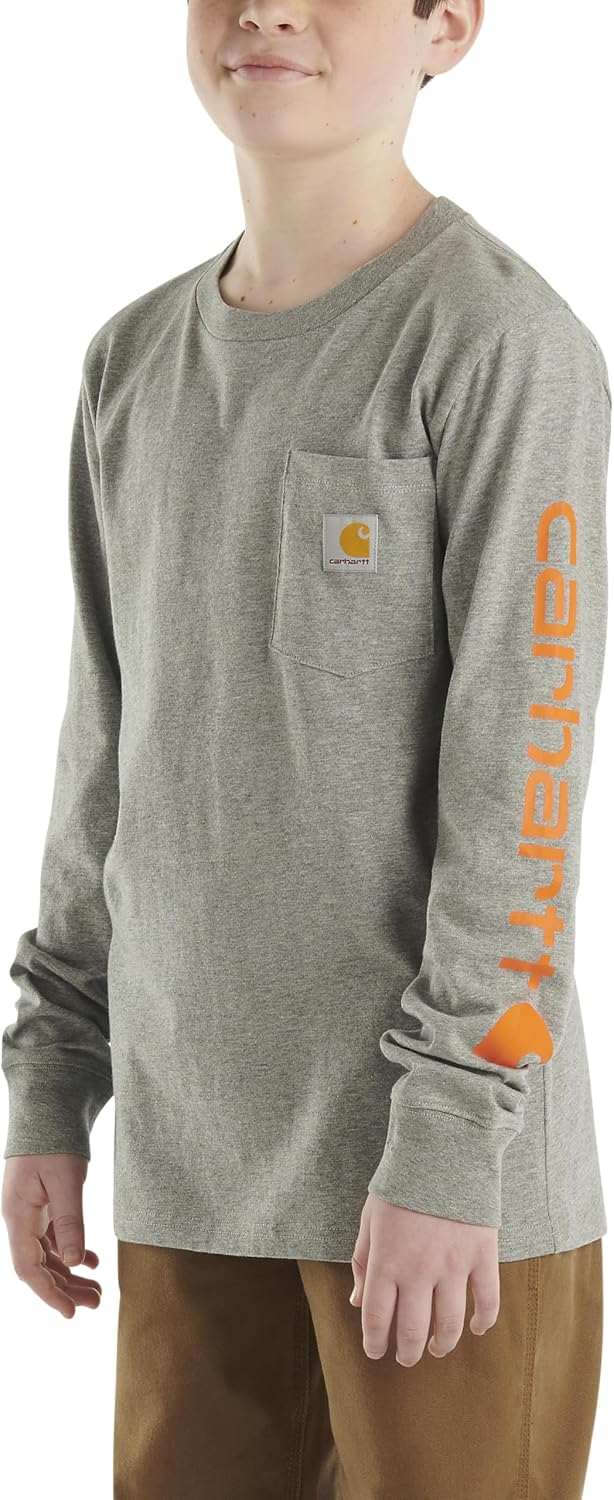 Carhartt Boys Long-Sleeve Pocket T-Shirt