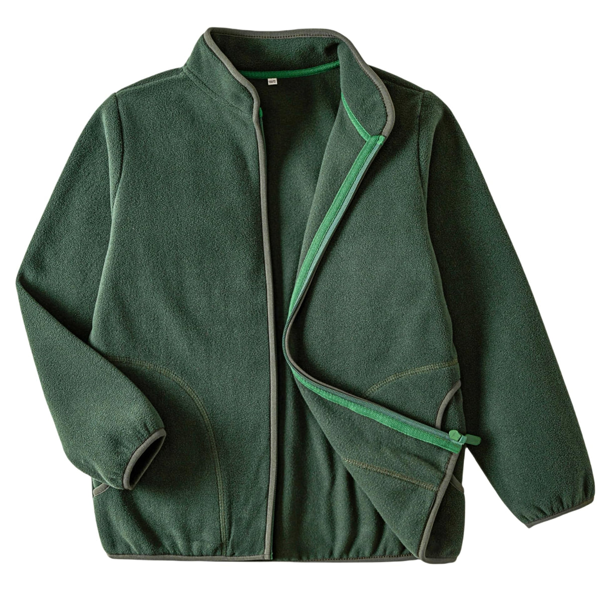 Toddler Boys Girls Fleece Jacket Lightweight Fall Spring 2-12 Years