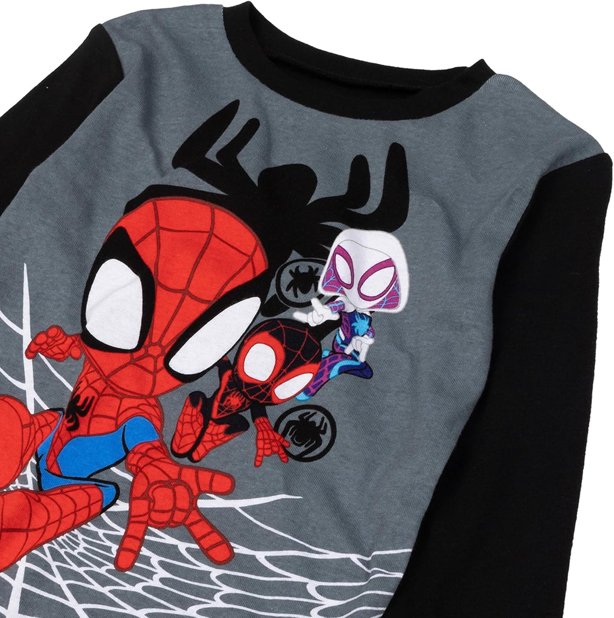 Marvel Boys' 2-piece Snug-fit Cotton Matching Holiday Pajama Set, Soft & Cute for Kids