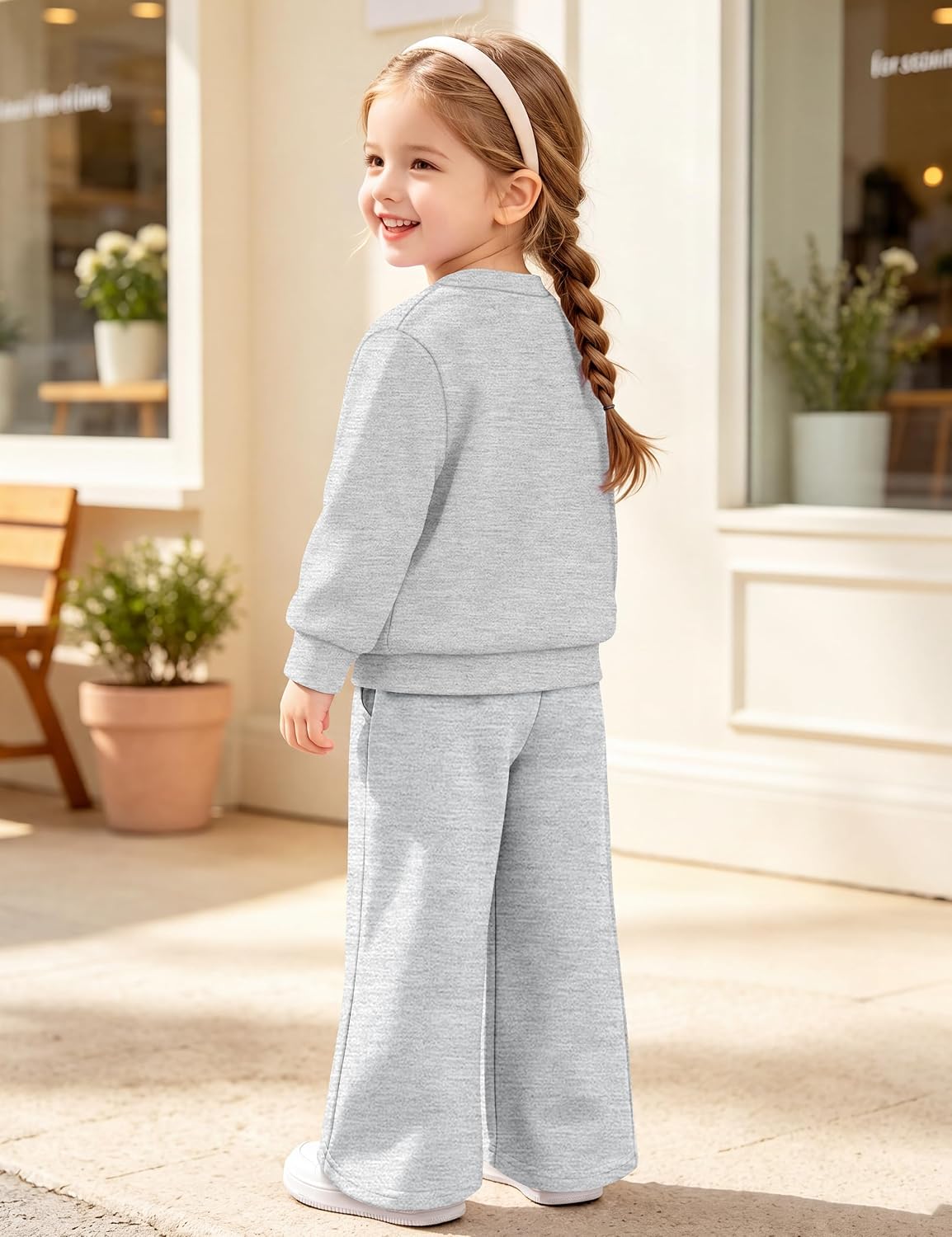 Toddler Girl Clothes 12M-4T Pullover Pant Sets Outfits With Pockets