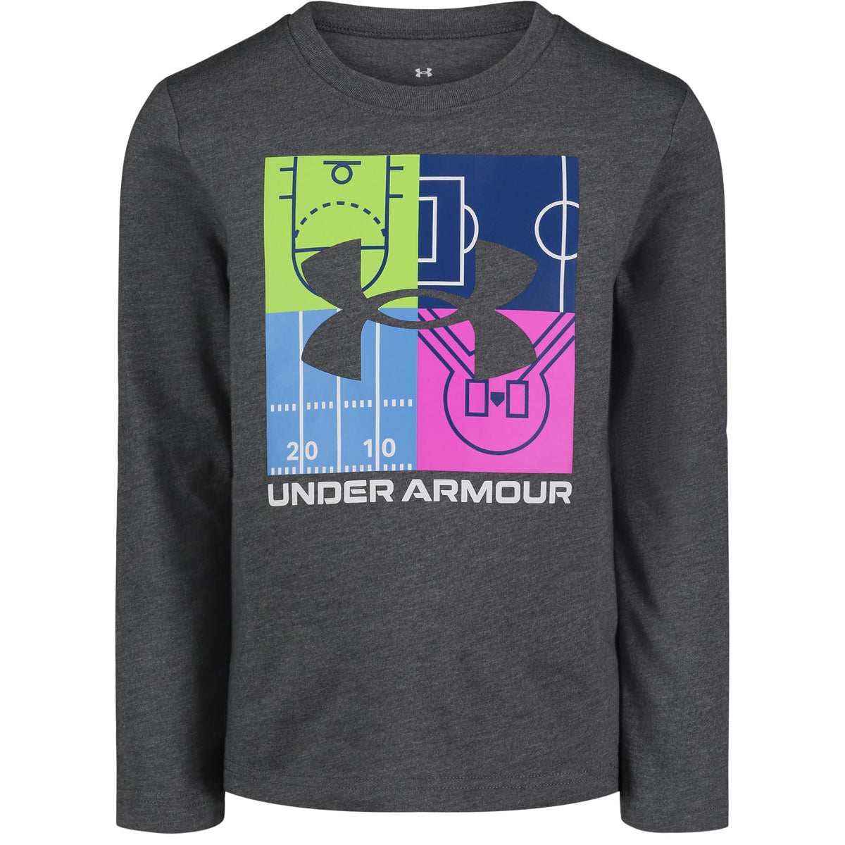 Under Armour Boys' Long Sleeve Logo Graphic T-Shirt, Relaxed Fit