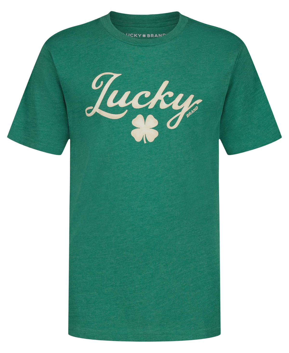 Lucky Brand Boys' Short Sleeve Graphic Crew Neck T-Shirt, Soft, Comfortable, Relaxed Fit