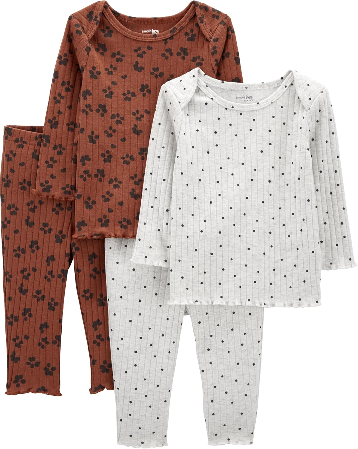 Simple Joys by Carter's Baby Girls' 4-piece Textured Set