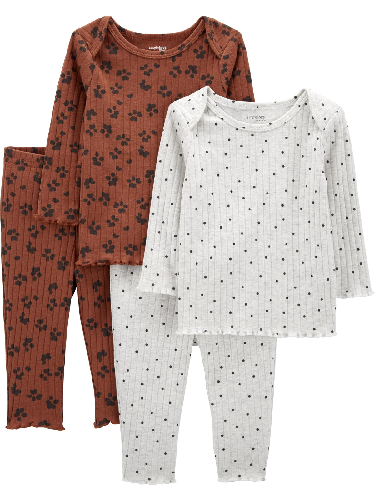 Simple Joys by Carter's Baby Girls' 4-piece Textured Set