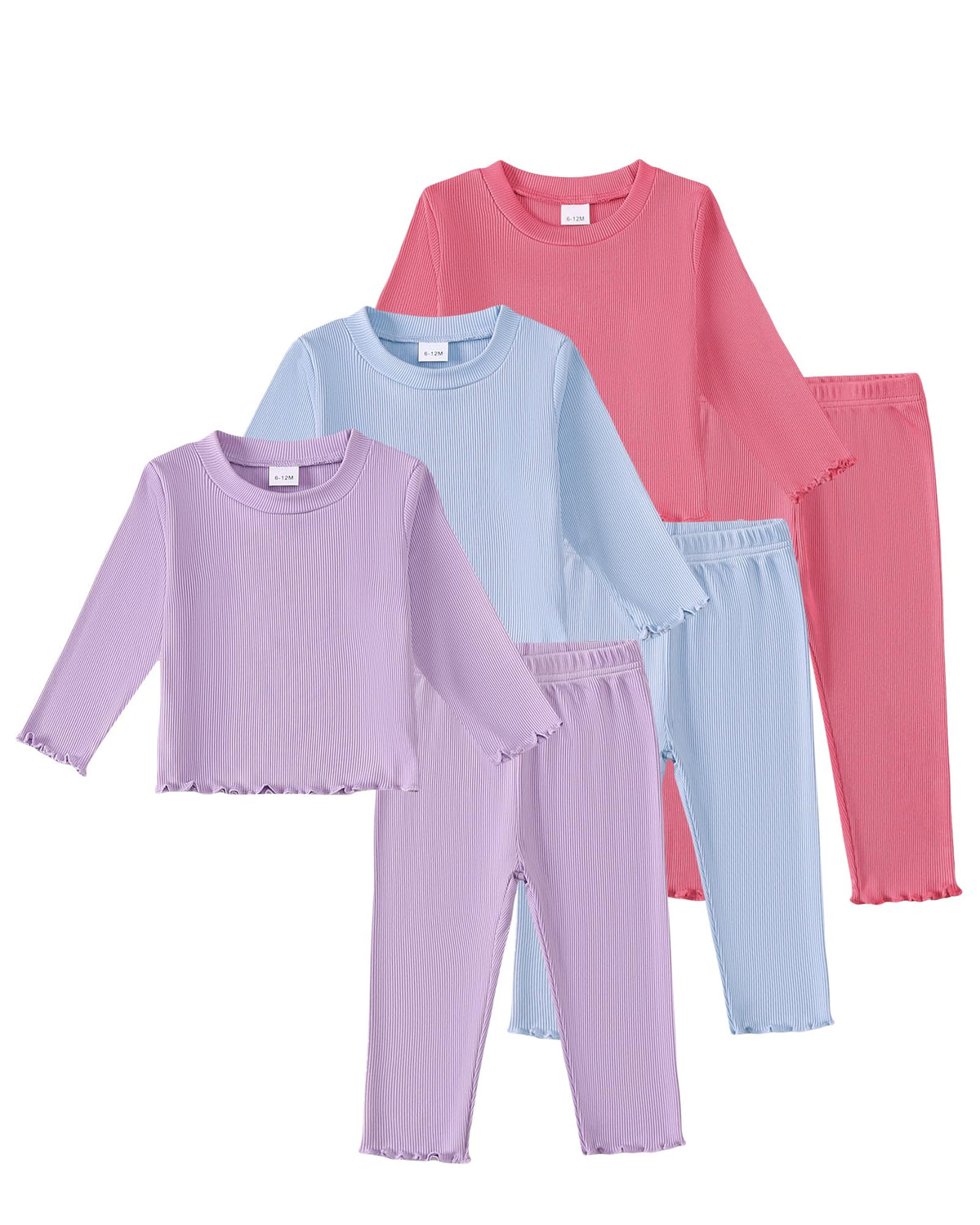 Toddler Baby Girl Clothes Outfits 6-Piece Fall Winter Clothing Set