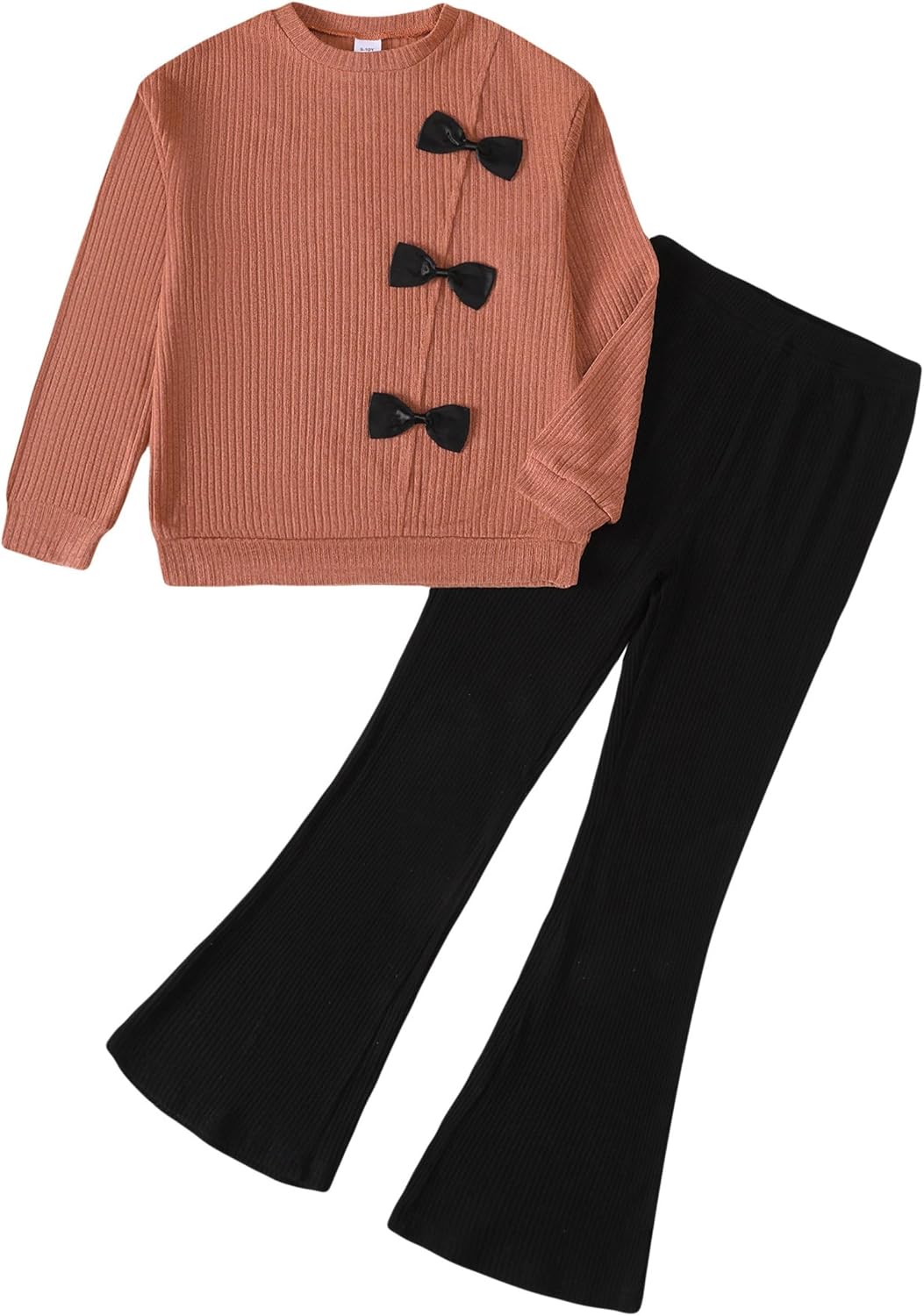 Girls Clothes 6-12Y Teen Girl Bow Outfits Kids Winter Clothing