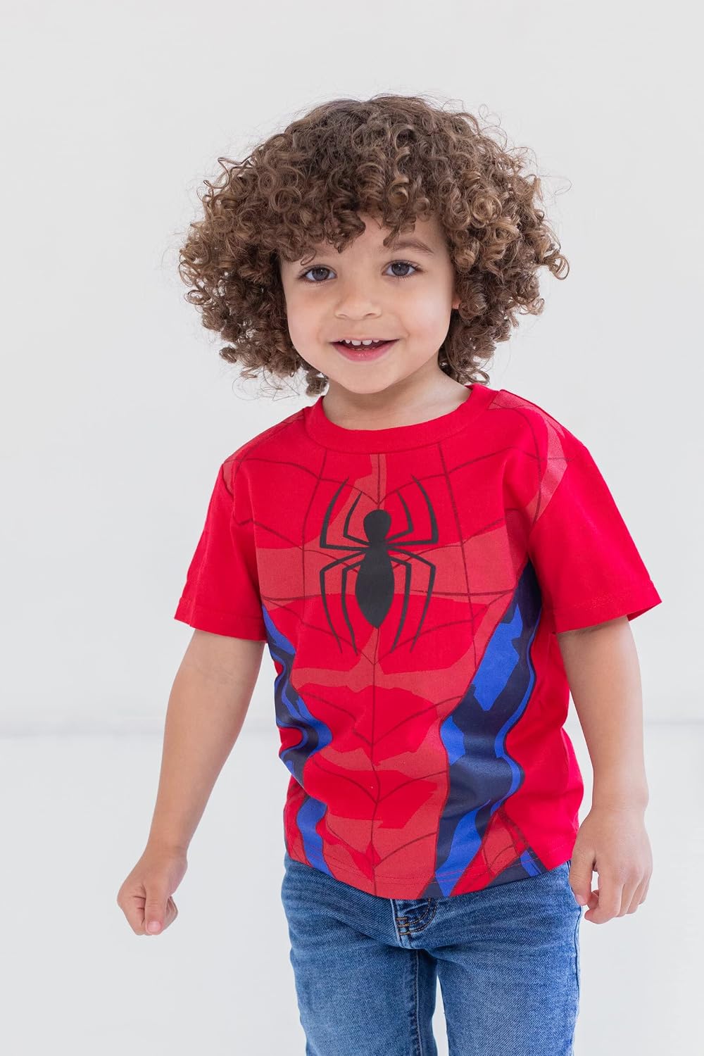 Marvel Spider-Man Boys' 4-Pack Short Sleeve Tees Toddler to Big Kid