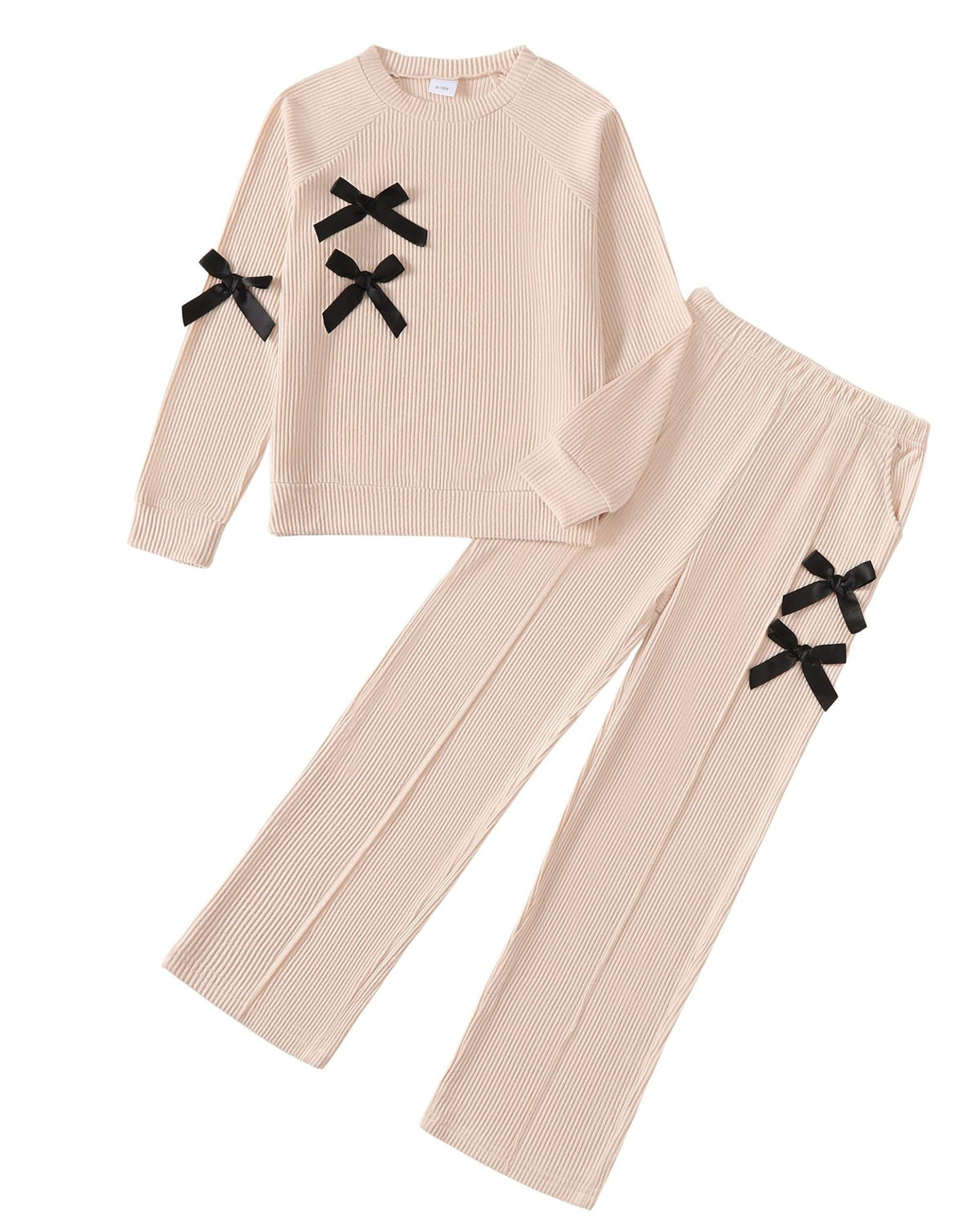 Girls Clothes 6-12Y Teen Girl Bow Outfits Kids Winter Clothing