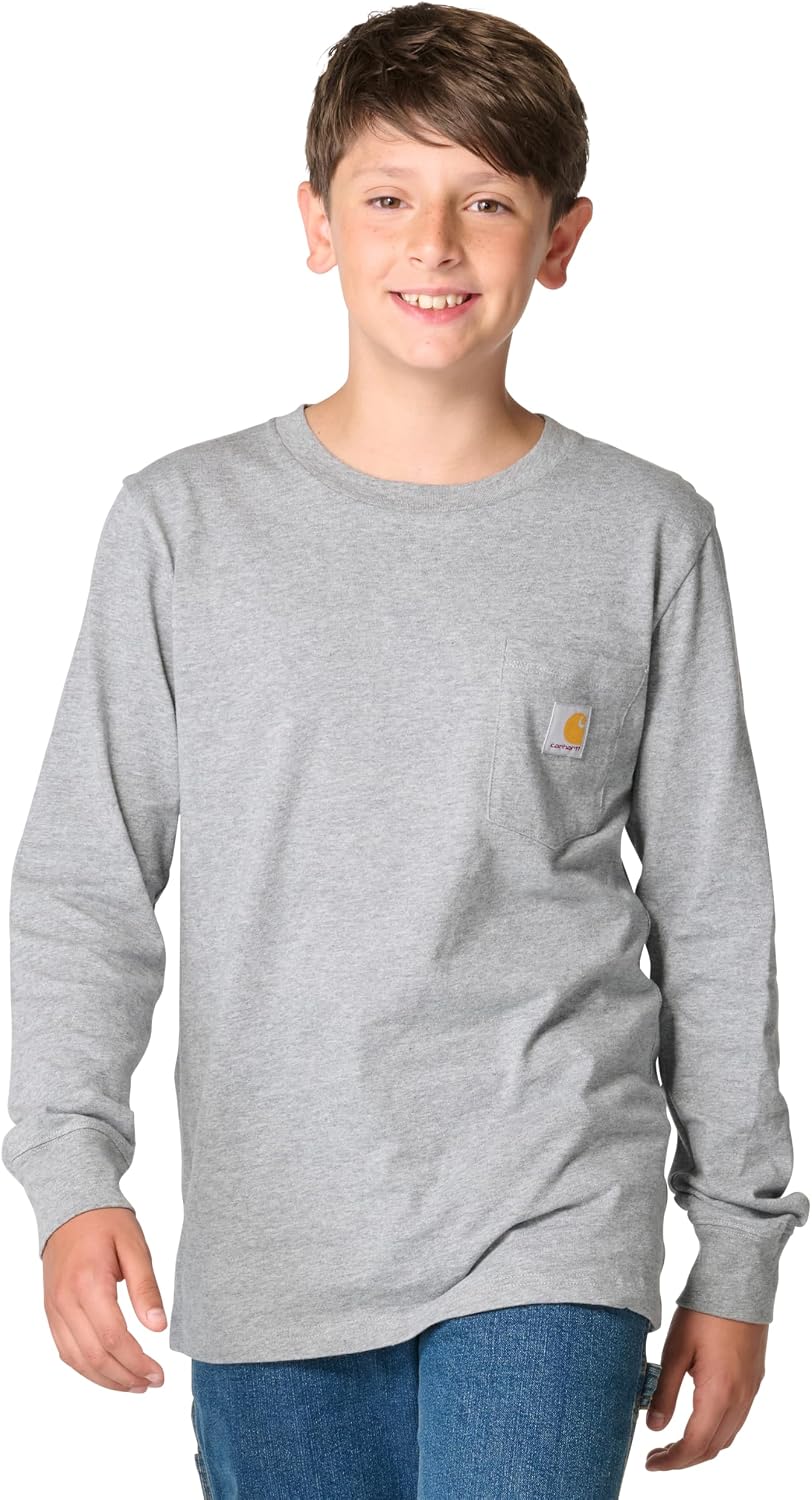 Carhartt Boys Long-Sleeve Pocket T-Shirt