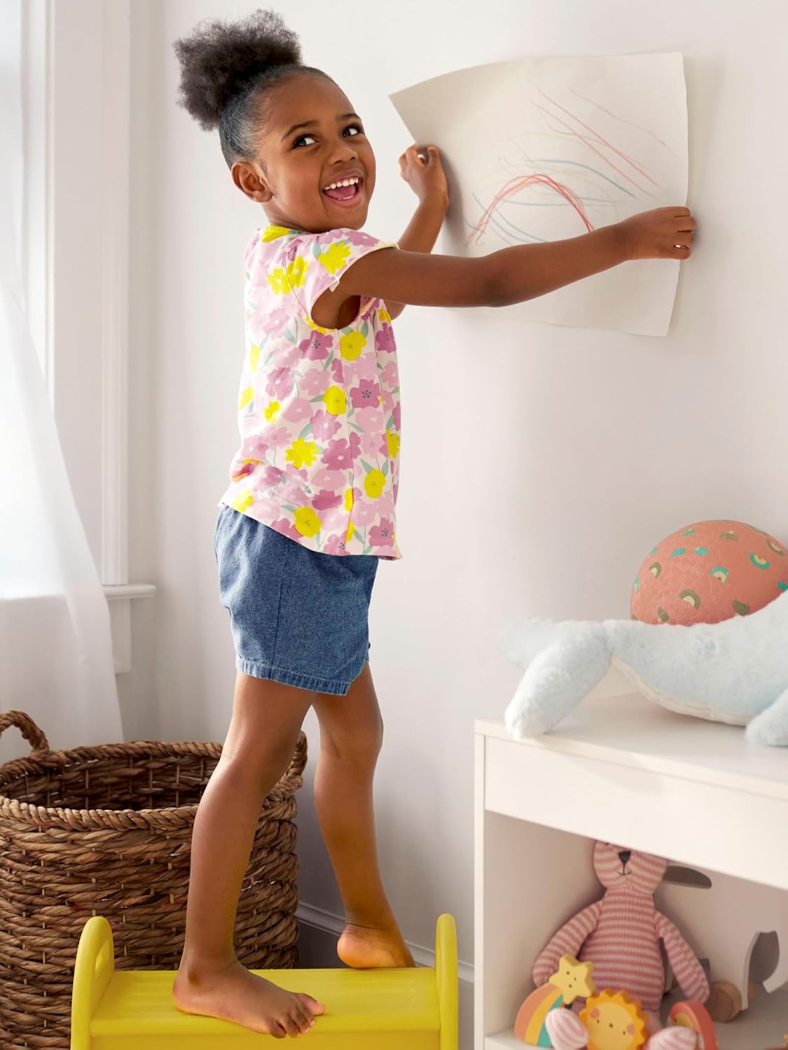 Simple Joys by Carter's Baby Girls' 3-piece Playwear Set