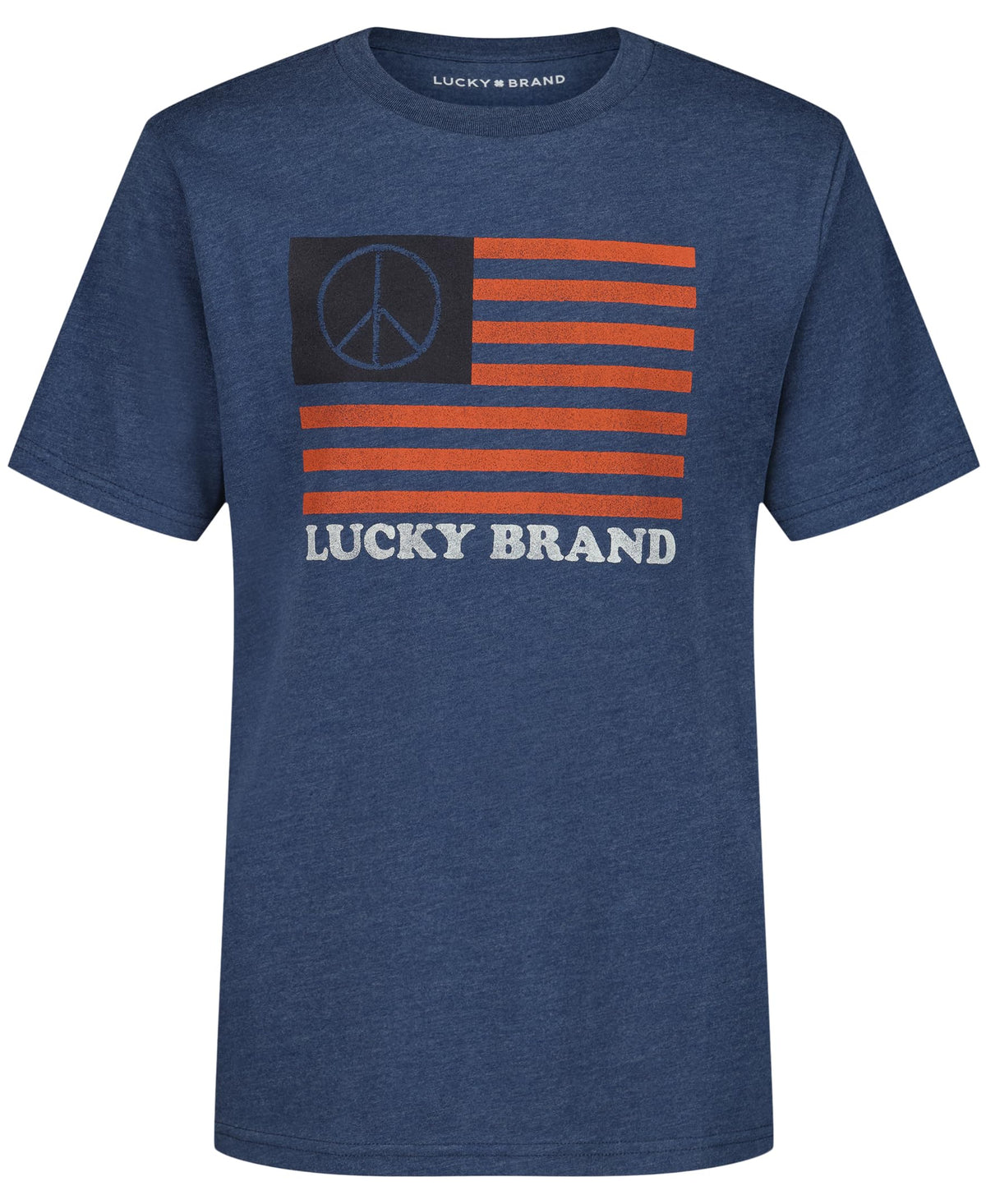 Lucky Brand Boys' Short Sleeve Graphic Crew Neck T-Shirt, Soft, Comfortable, Relaxed Fit