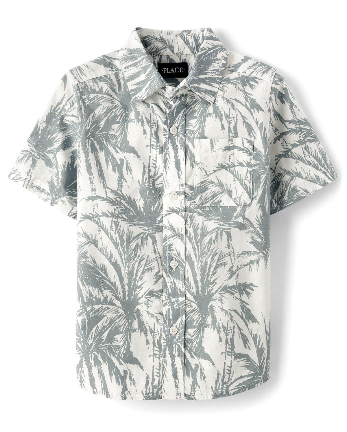 The Children's Place boys Short Sleeve Button Up Shirt