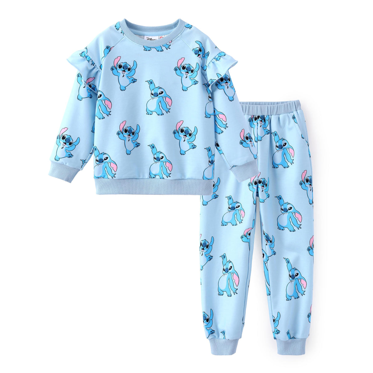 Disney Outfits for Girls Long Sleeve Shirt Pocket Pant Toddler Sweatsuit