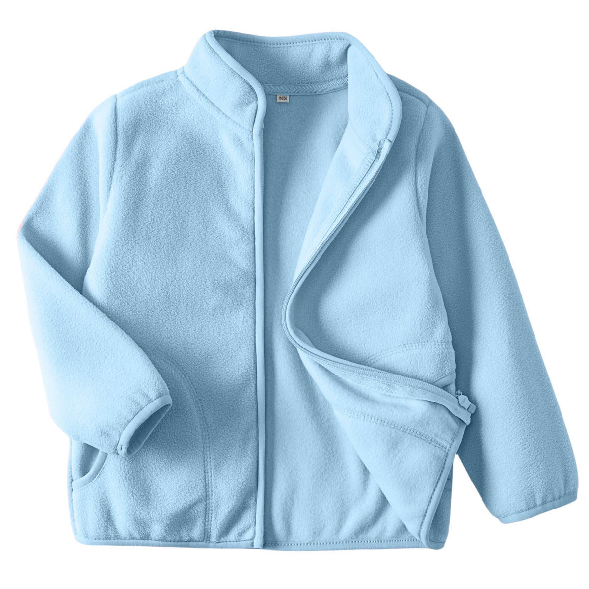 Toddler Boys Girls Fleece Jacket Lightweight Fall Spring 2-12 Years