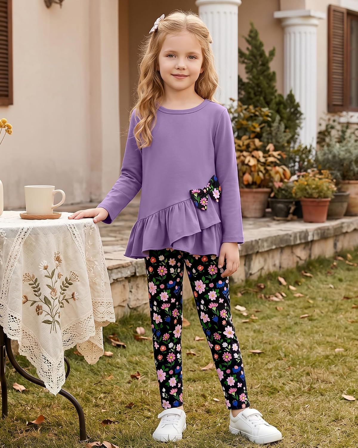 Toddler Girl Clothes 18M-8T Girls Fall Winter Outfit 2Pcs Set
