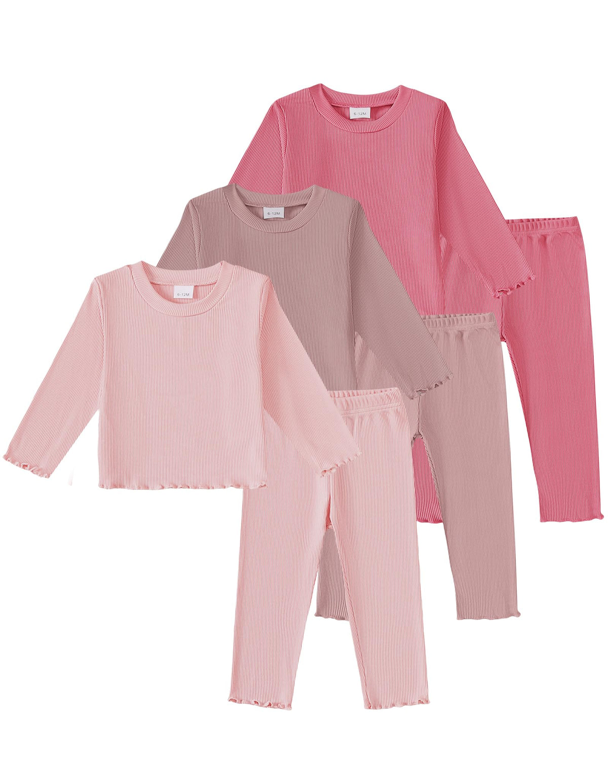 Toddler Baby Girl Clothes Outfits 6-Piece Fall Winter Clothing Set
