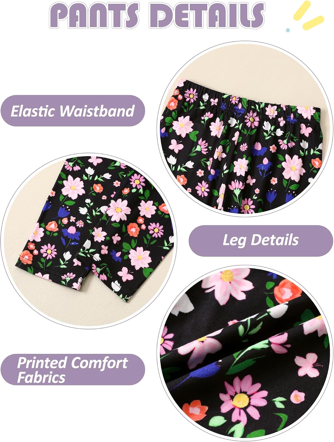 Toddler Girl Clothes 18M-8T Girls Fall Winter Outfit 2Pcs Set