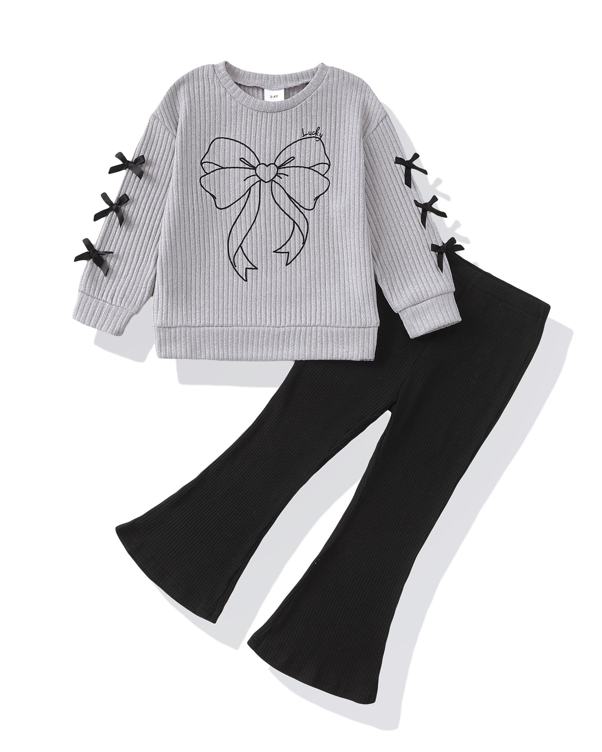 SODLON Girls Clothes Kids Winter Outfits Little Girl Clothing Sets 3-8Y