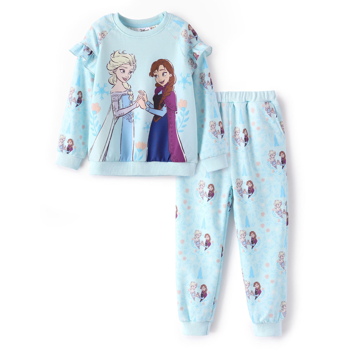 Disney Outfits for Girls Long Sleeve Shirt Pocket Pant Toddler Sweatsuit