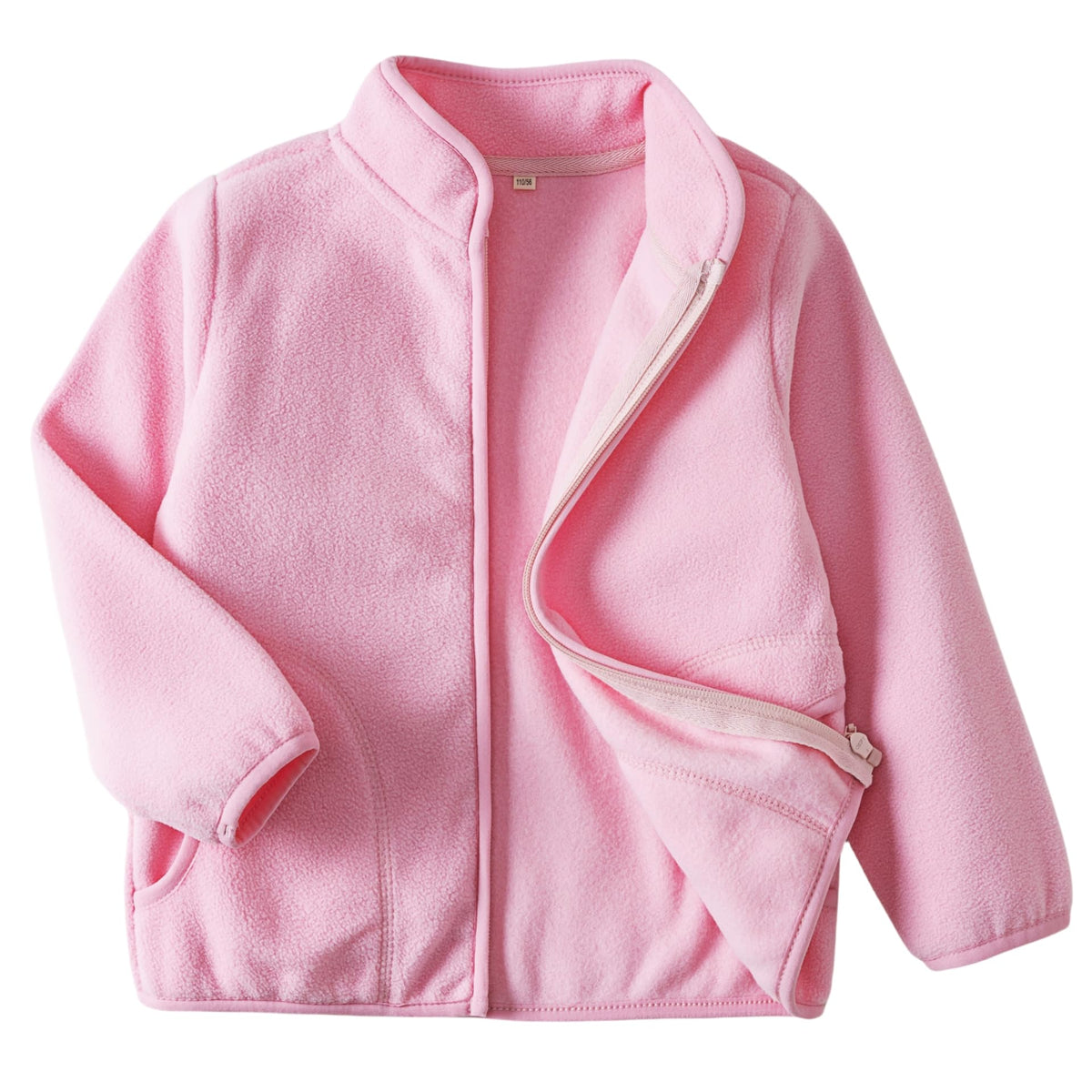 Toddler Boys Girls Fleece Jacket Lightweight Fall Spring 2-12 Years