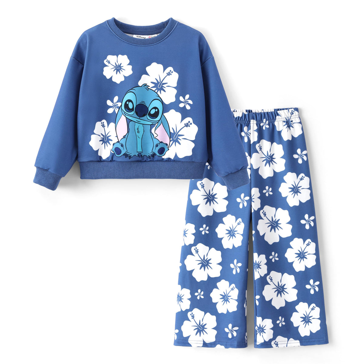 Disney Outfits for Girls Long Sleeve Shirt Pocket Pant Toddler Sweatsuit