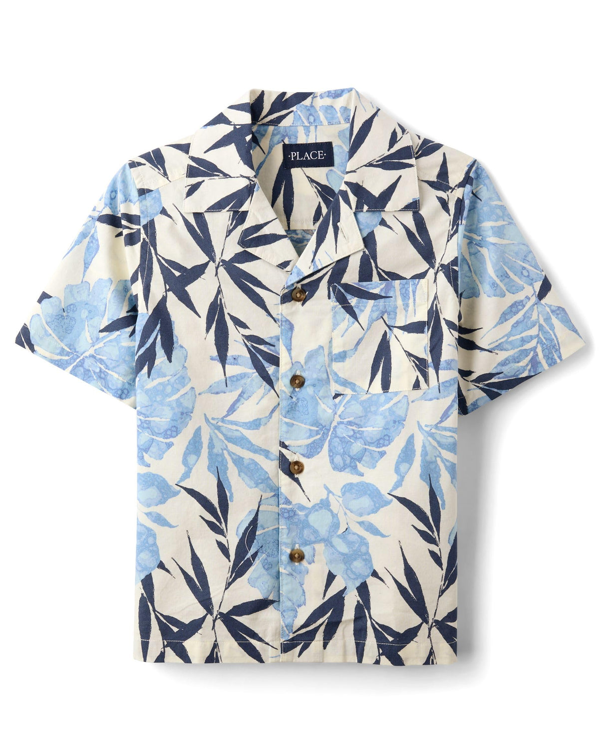 The Children's Place boys Short Sleeve Button Up Shirt