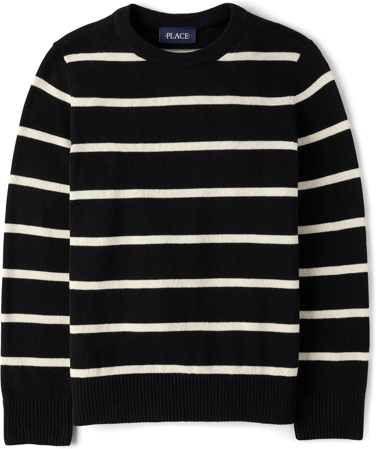 The Children's Place Boys Long Sleeve Crew Neck Pullover Sweater