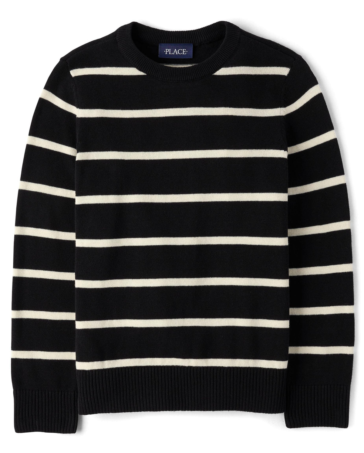 The Children's Place Boys Long Sleeve Crew Neck Pullover Sweater