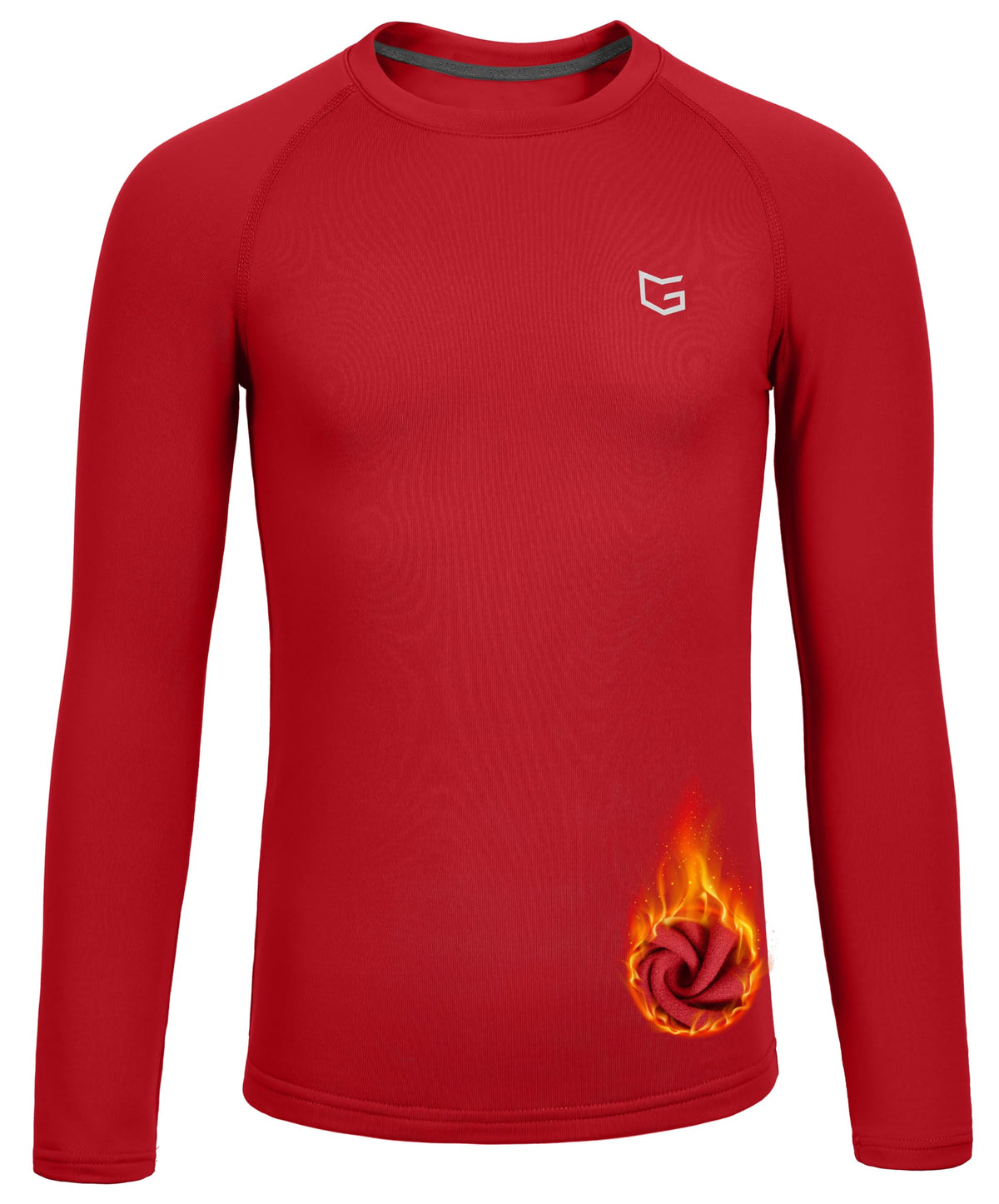 G Gradual Youth Boys Compression Thermal Shirt Long Sleeve