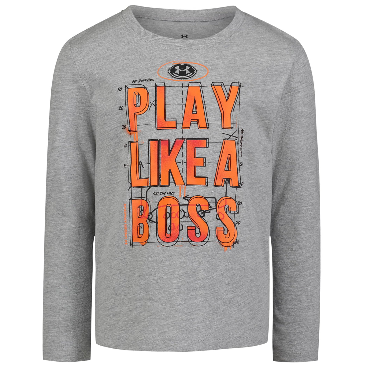 Under Armour Boys' Long Sleeve Logo Graphic T-Shirt, Relaxed Fit