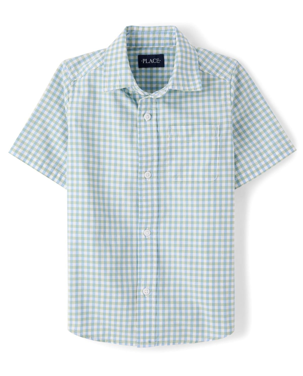 The Children's Place boys Short Sleeve Button Up Shirt