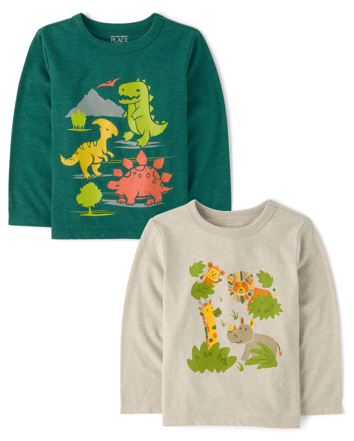 The Children's Place,Baby Boys,and Toddler Assorted Everyday Long Sleeve Graphic T-Shirts