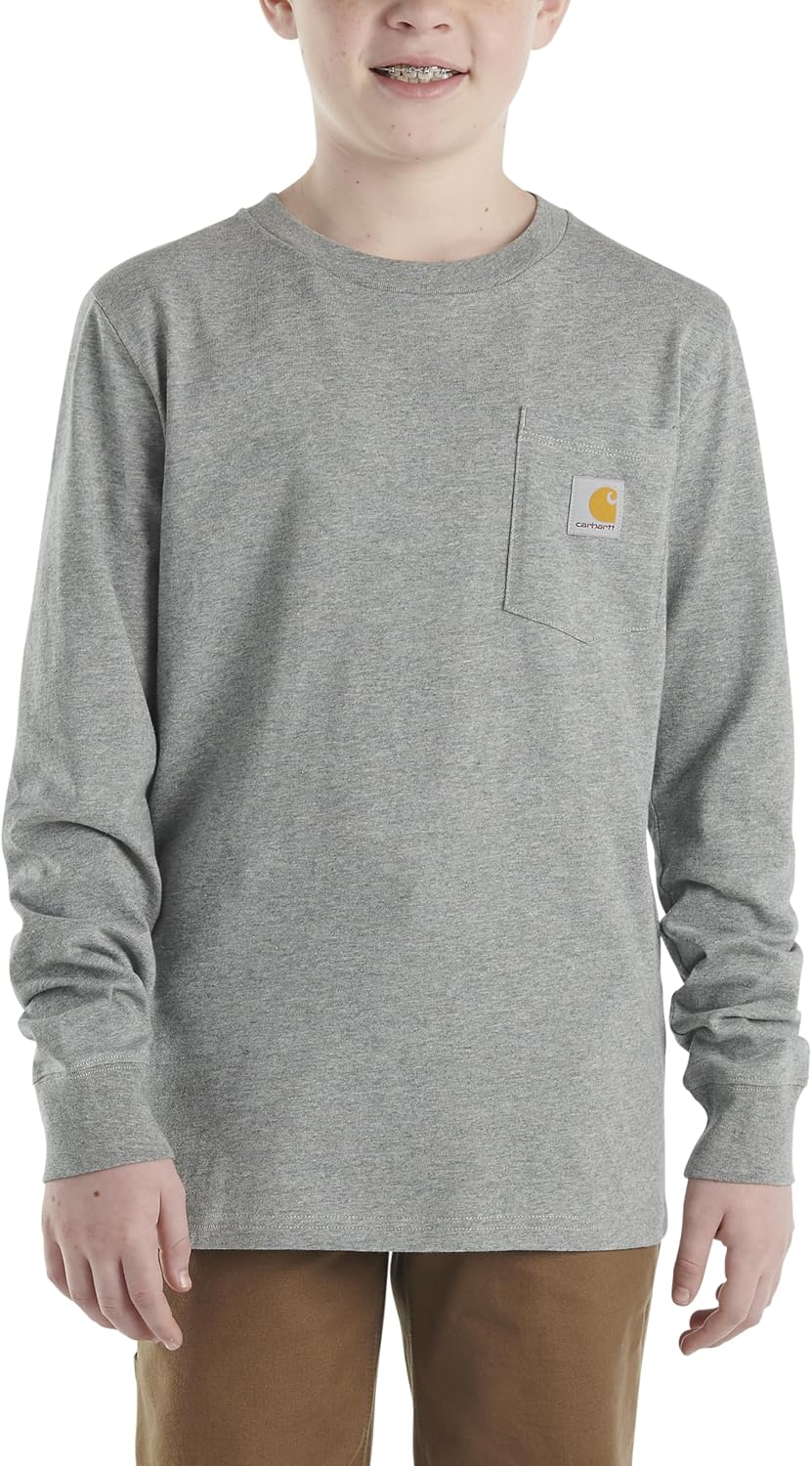 Carhartt Boys Long-Sleeve Pocket T-Shirt