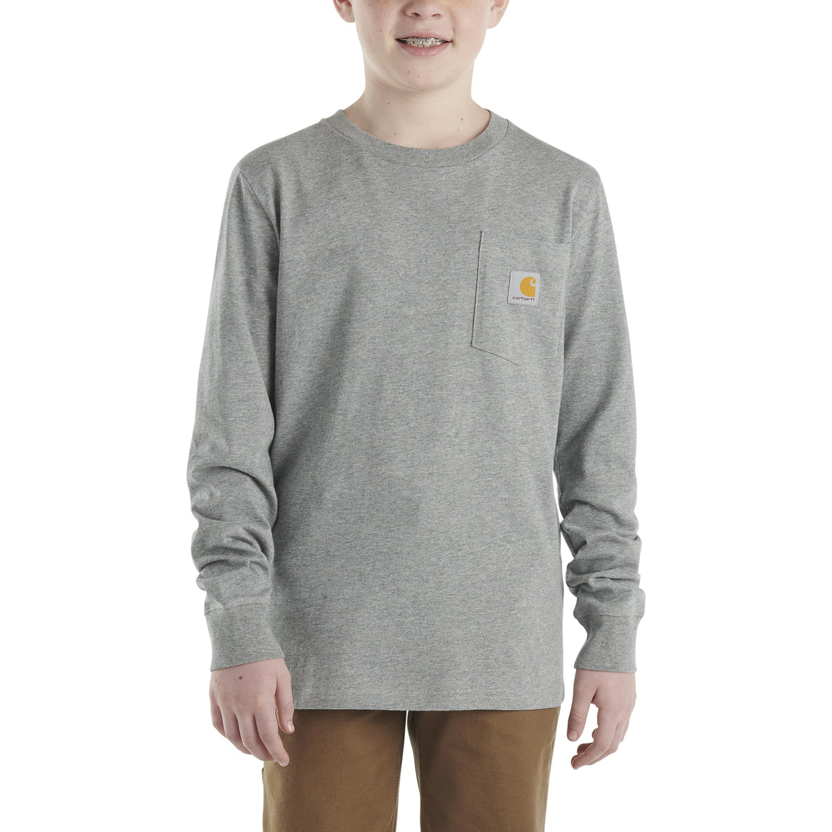Carhartt Boys Long-Sleeve Pocket T-Shirt