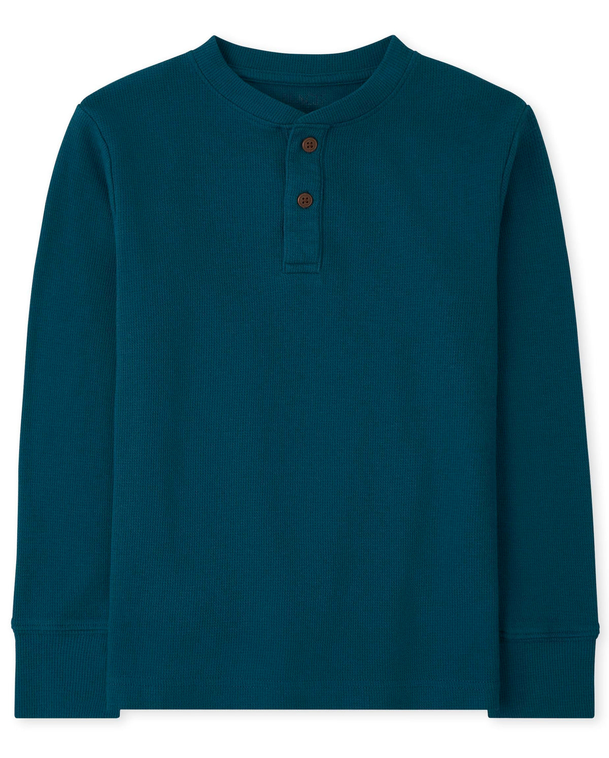 The Children's Place boys Long Sleeve Thermal Henley Shirt