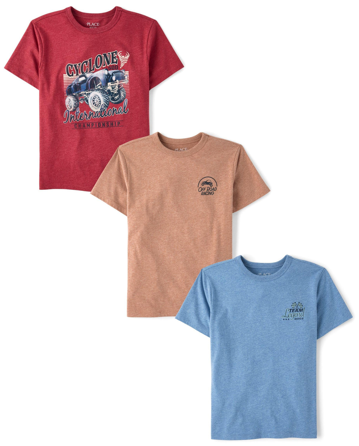 The Children's Place Boys The Children's Place Boys Short Sleeve Graphic T- Shirt 3-Pack