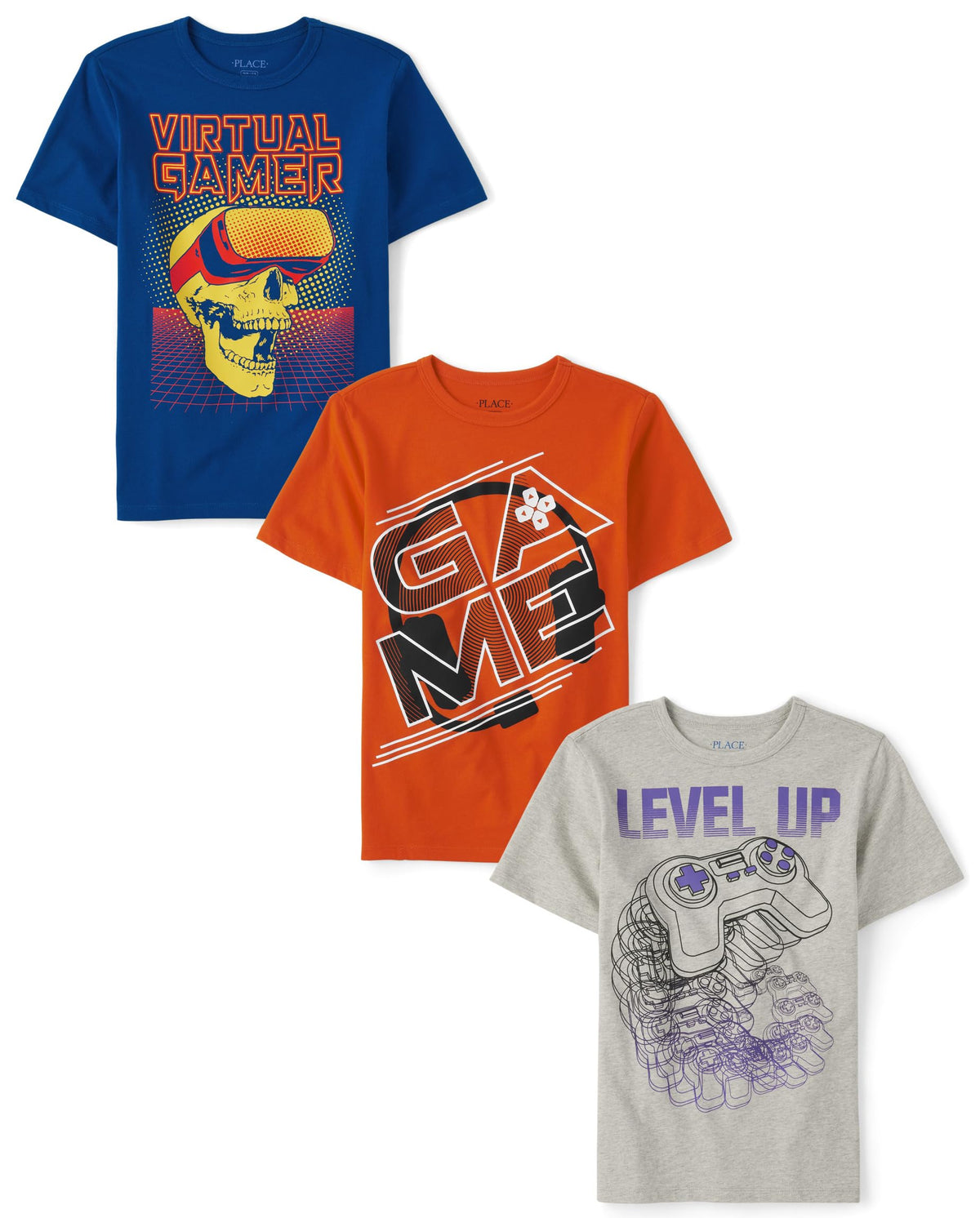 The Children's Place Boys The Children's Place Boys Short Sleeve Graphic T- Shirt 3-Pack