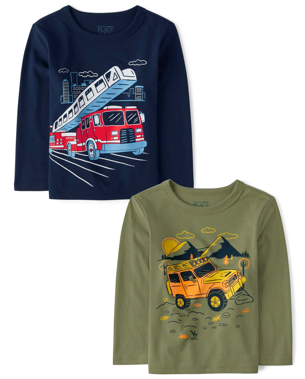 The Children's Place,Baby Boys,and Toddler Assorted Everyday Long Sleeve Graphic T-Shirts