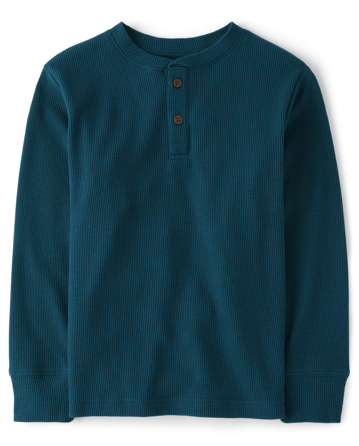 The Children's Place boys Long Sleeve Thermal Henley Shirt