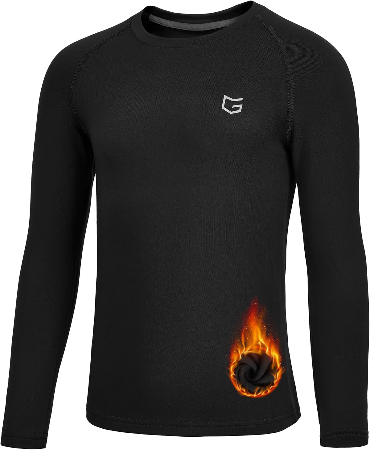 G Gradual Youth Boys Compression Thermal Shirt Long Sleeve