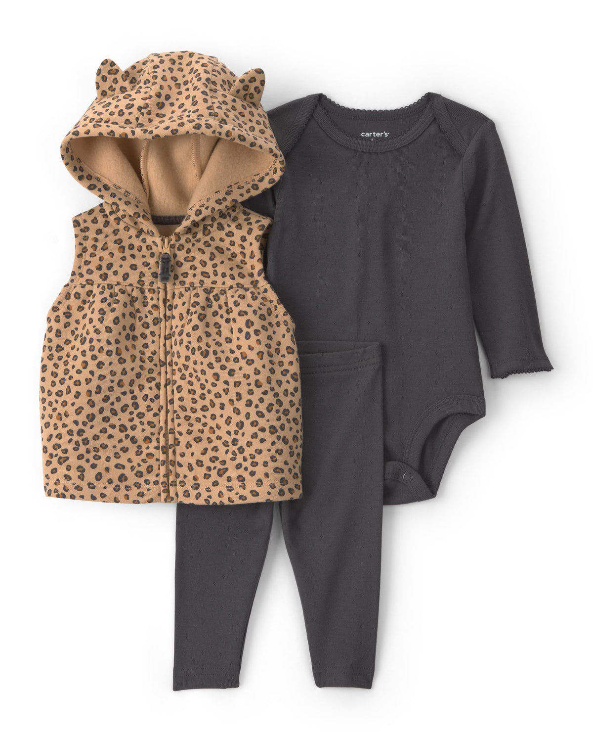 Carter's Baby Girls' 3-piece Bodysuit Pant Sets
